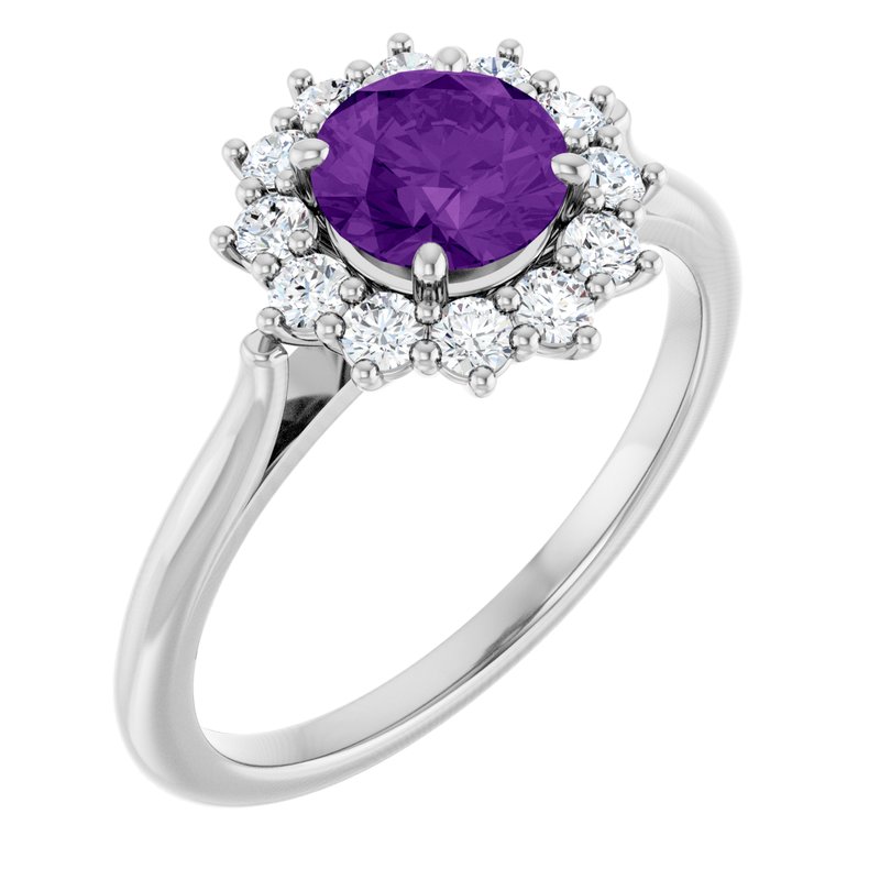 Halo-Style Ring — Diamond