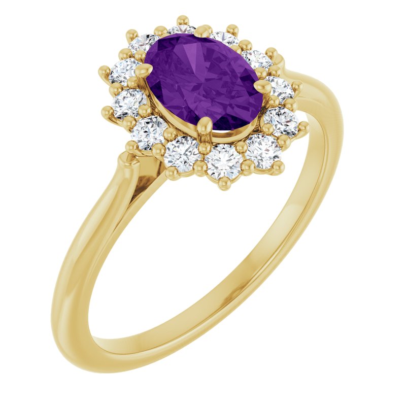 Halo-Style Ring — Diamond