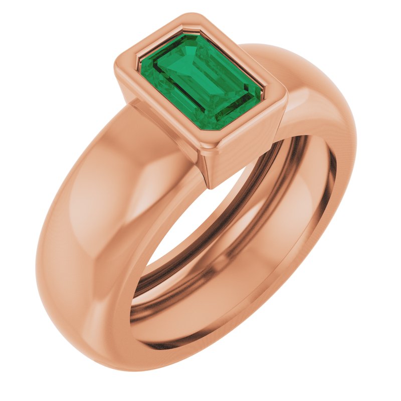Bezel-Set Lightweight Solitaire Ring