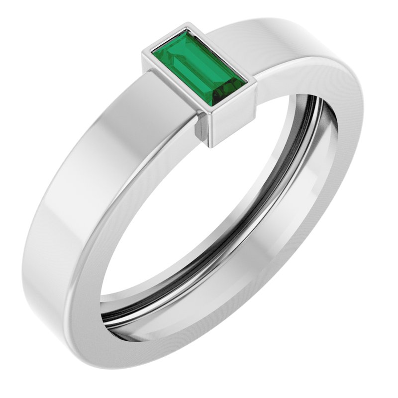 Lightweight Bezel-Set Solitaire Ring