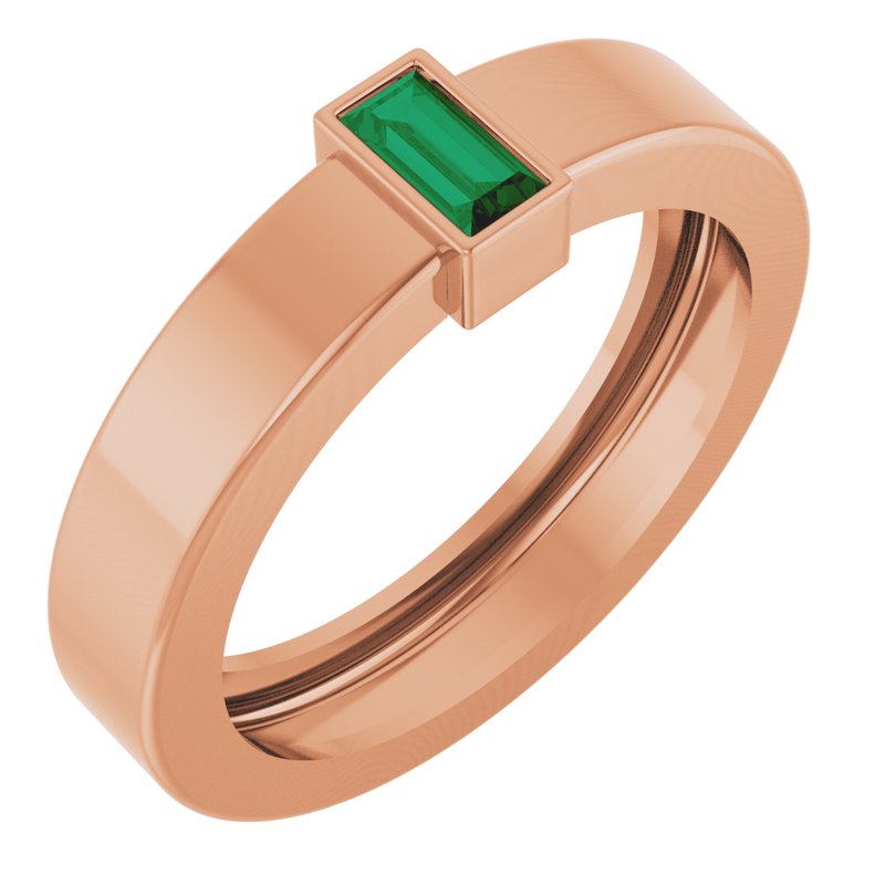 Lightweight Bezel-Set Solitaire Ring