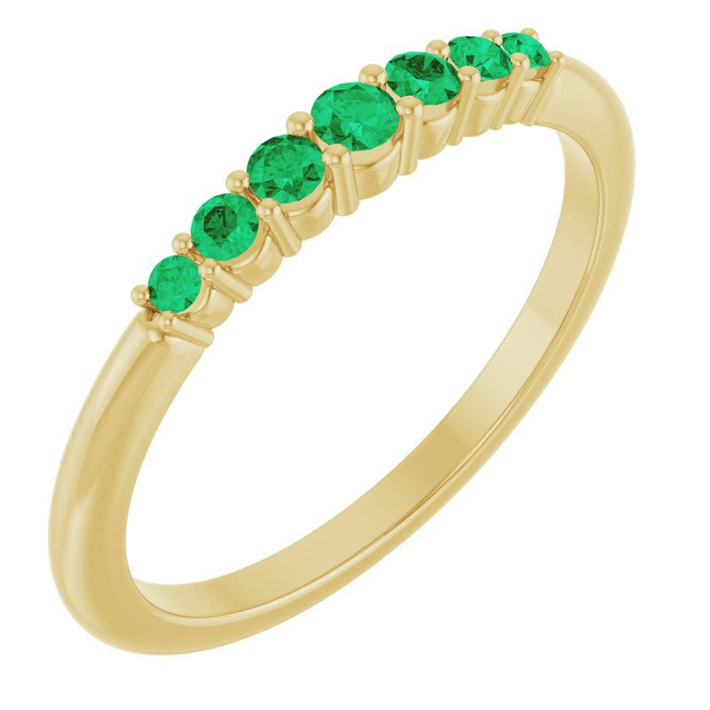 Accented Stackable Ring No. 2