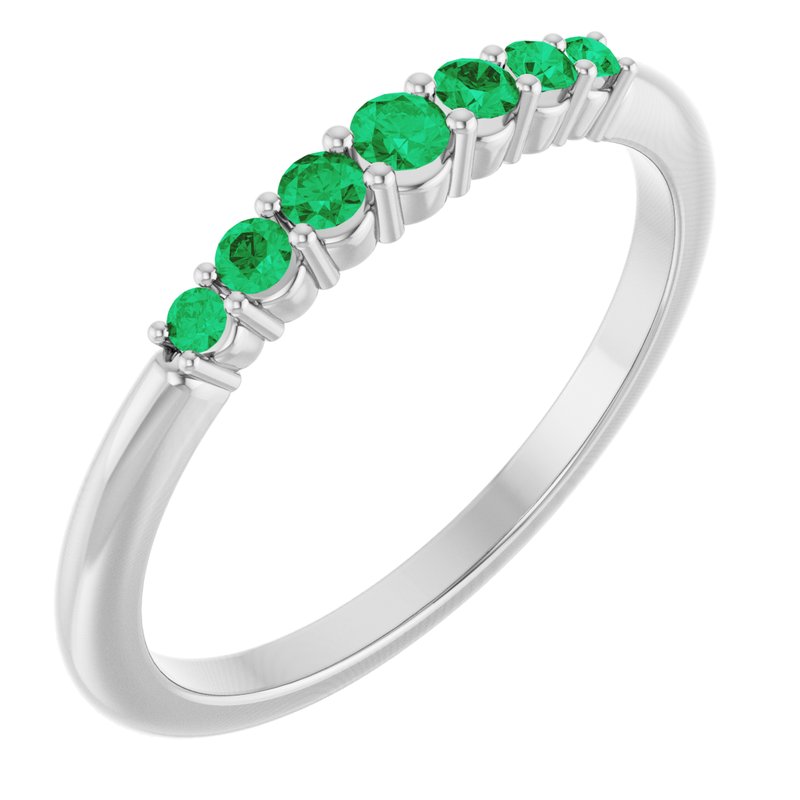 Accented Stackable Ring No. 2