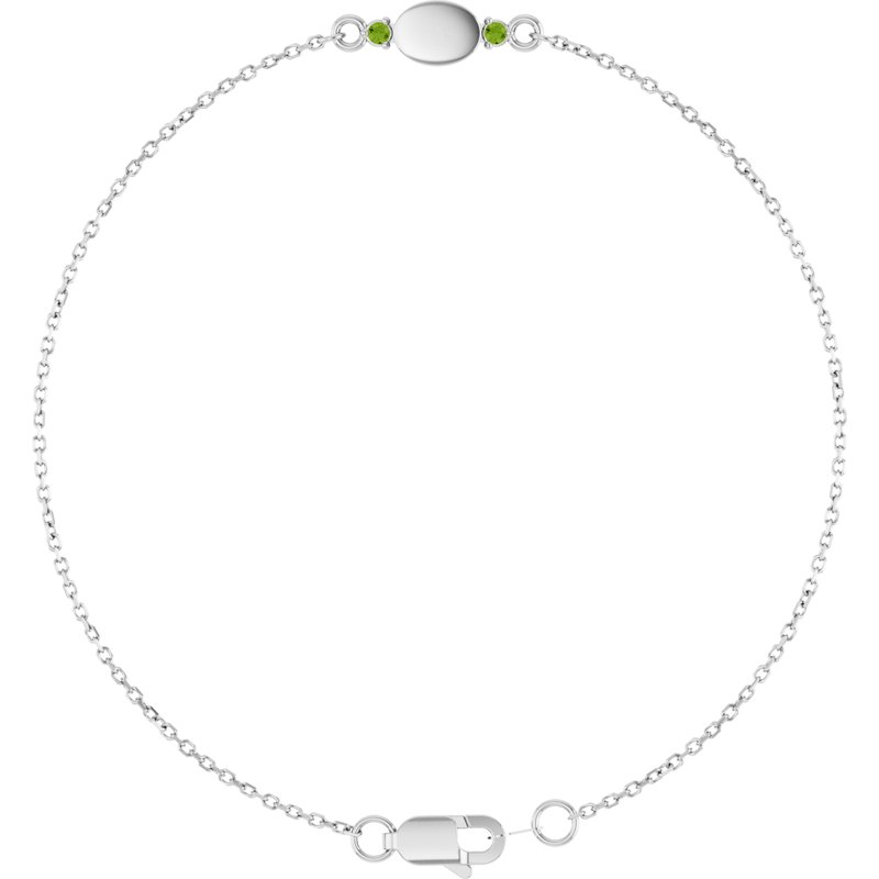 Engravable Accented Bracelet