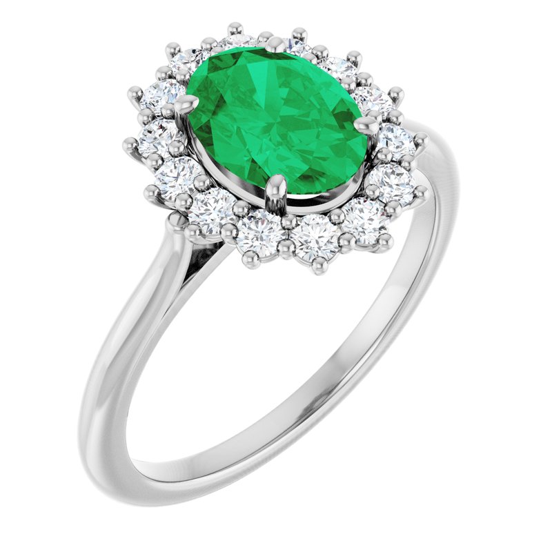 Halo-Style Ring — Diamond