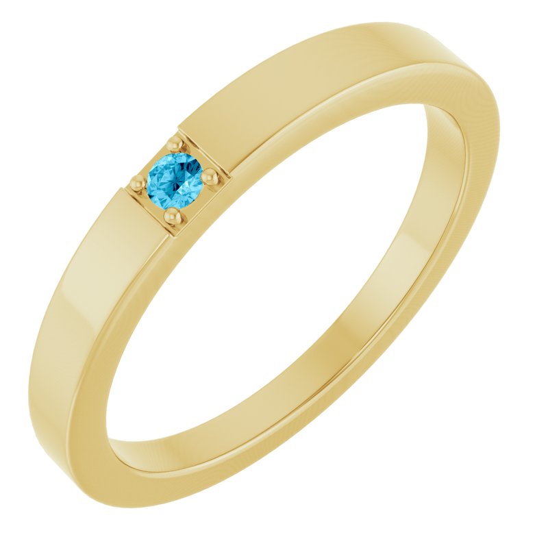 Engravable Family Stackable Ring