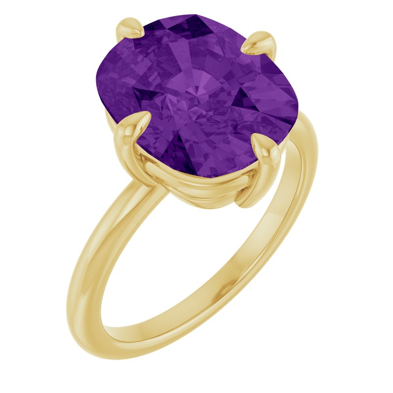 Claw-Prong Solitaire Ring