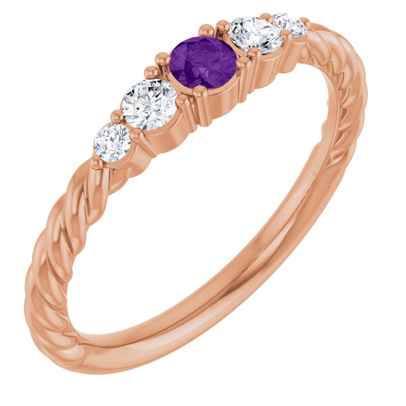 1/6 ctw Diamond Stackable Family Ring