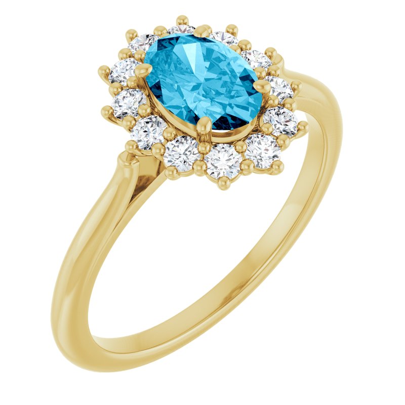 Halo-Style Ring — Diamond