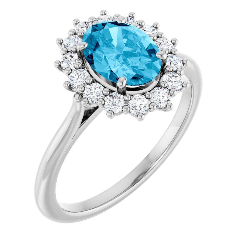 Halo-Style Ring — Diamond