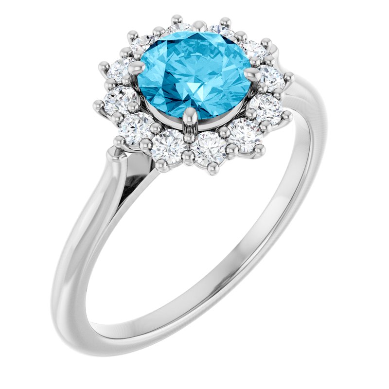 Halo-Style Ring — Diamond