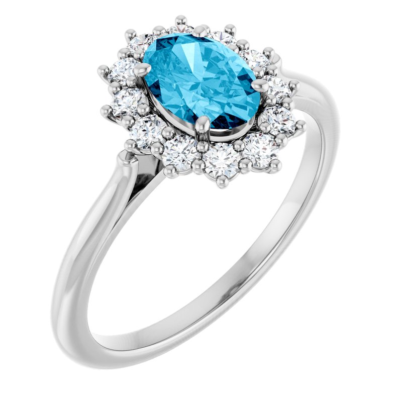 Halo-Style Ring — Diamond