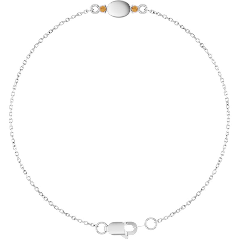 Engravable Accented Bracelet
