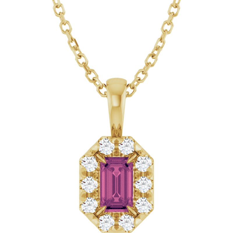 Halo-Style Necklace or Pendant — Natural
