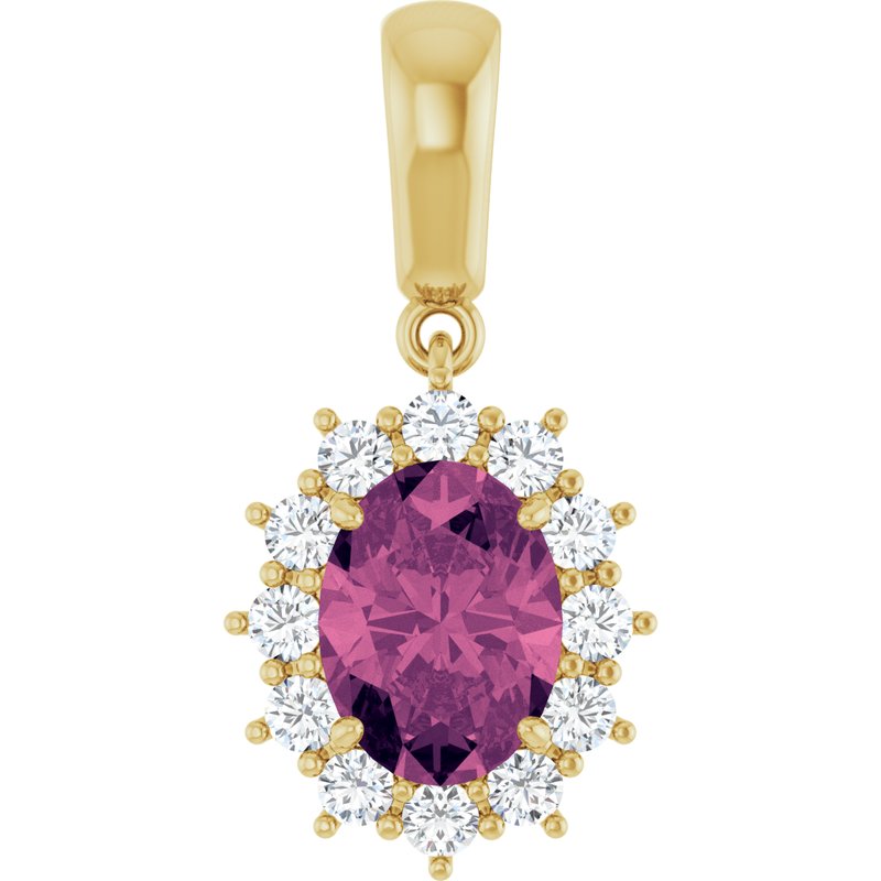 Halo-Style Necklace or Pendant