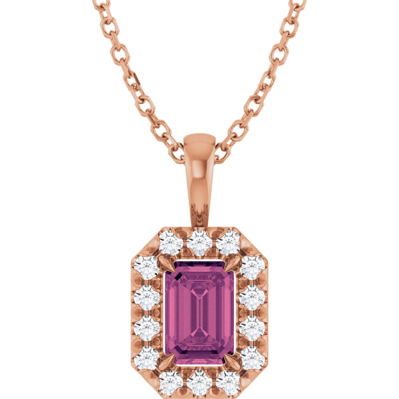 Halo-Style Necklace or Pendant — Natural