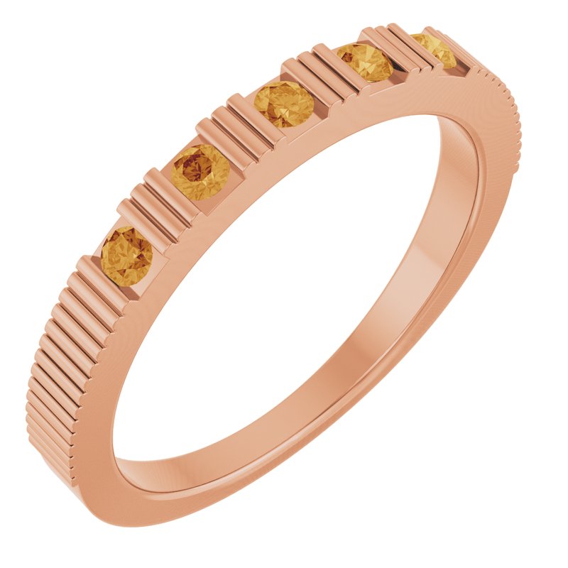 Birthstone Stackable Ring No. 2