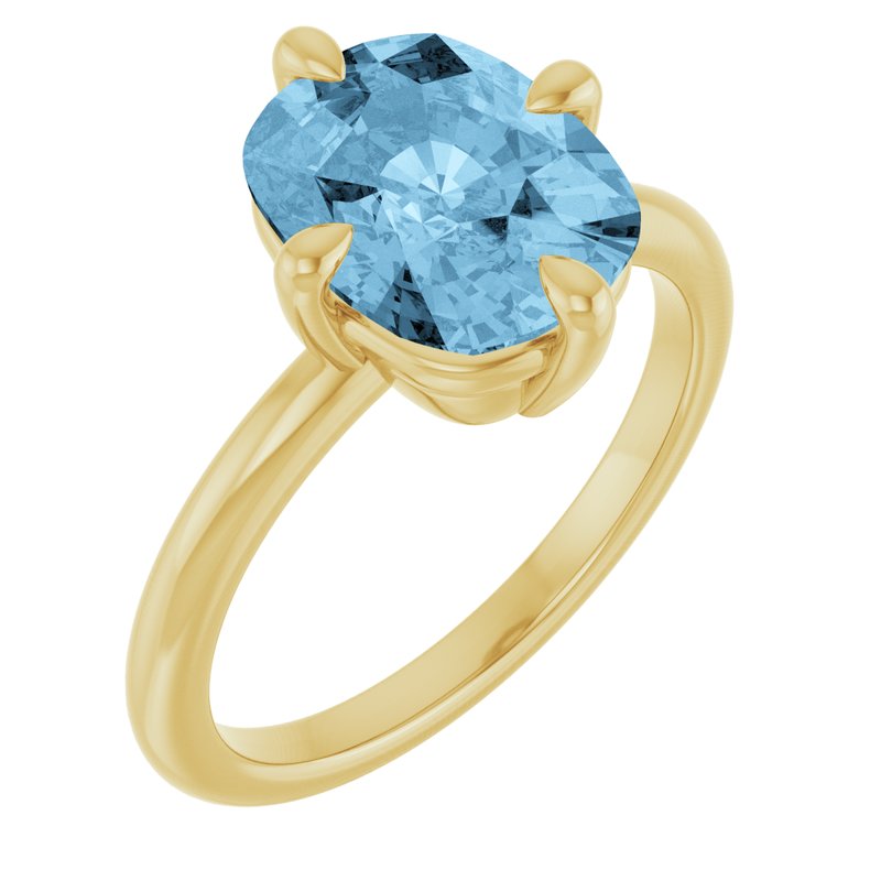 Claw-Prong Solitaire Ring