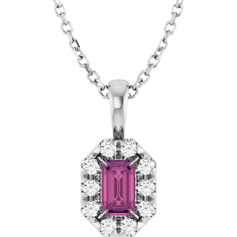 Halo-Style Necklace or Pendant — Natural