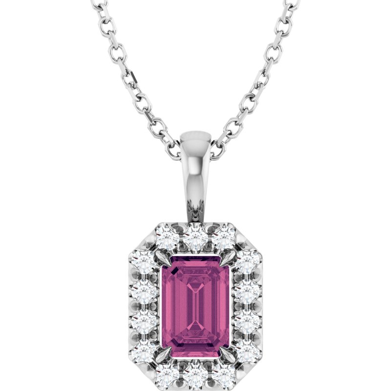Halo-Style Necklace or Pendant — Natural