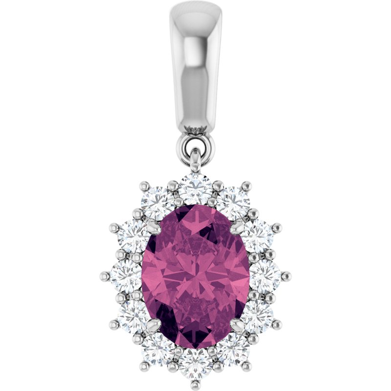 Halo-Style Necklace or Pendant
