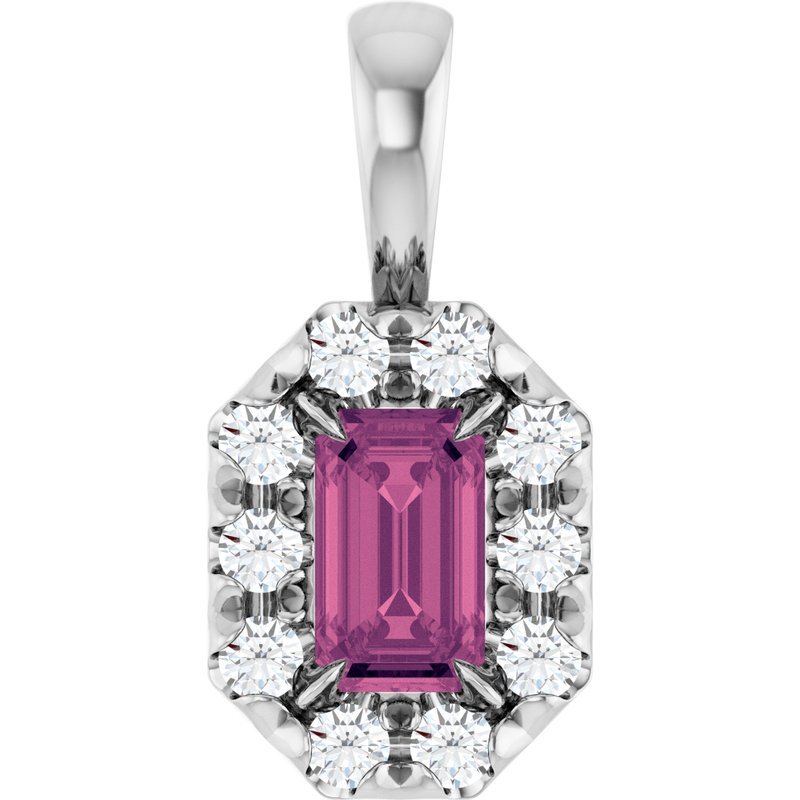 Halo-Style Necklace or Pendant — Natural