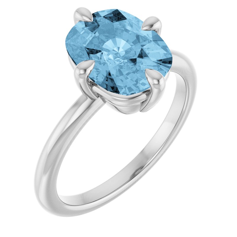 Claw-Prong Solitaire Ring