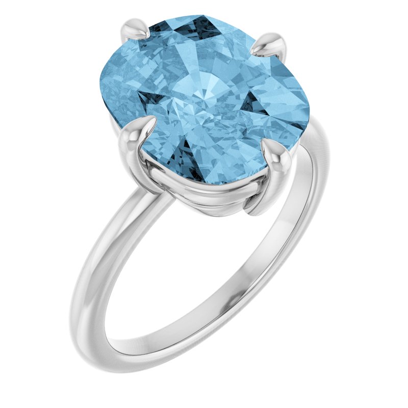 Claw-Prong Solitaire Ring