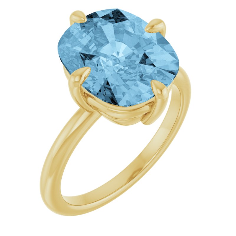 Claw-Prong Solitaire Ring