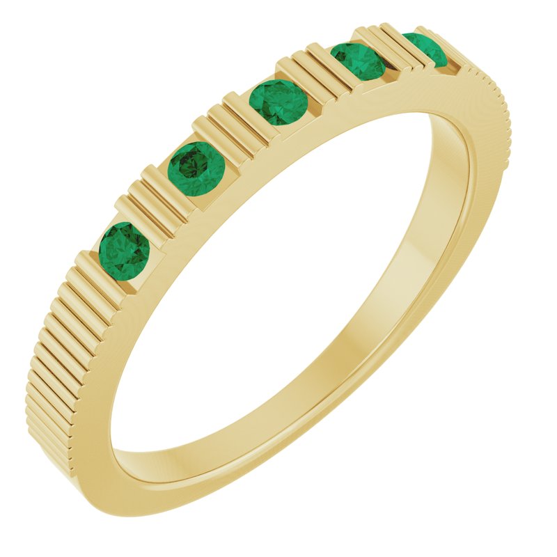 Birthstone Stackable Ring No. 2