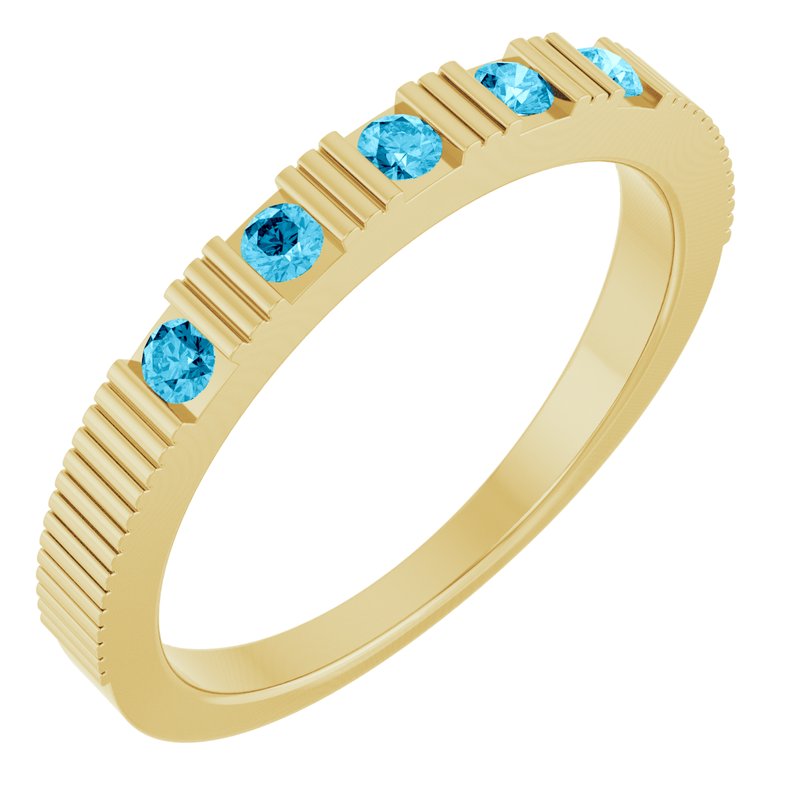 Birthstone Stackable Ring No. 2