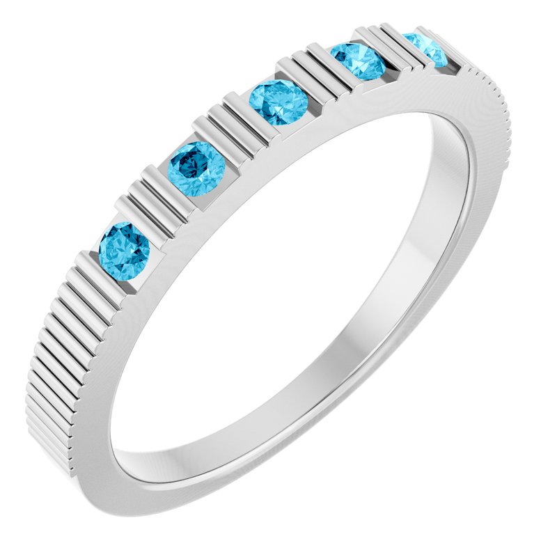 Birthstone Stackable Ring No. 2