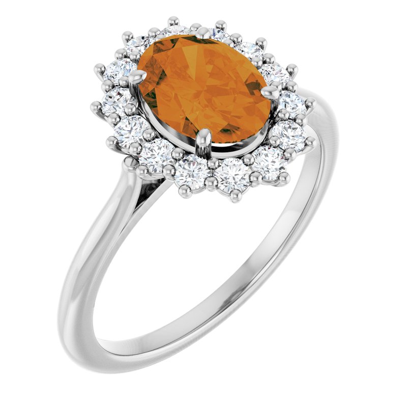 Halo-Style Ring — Diamond