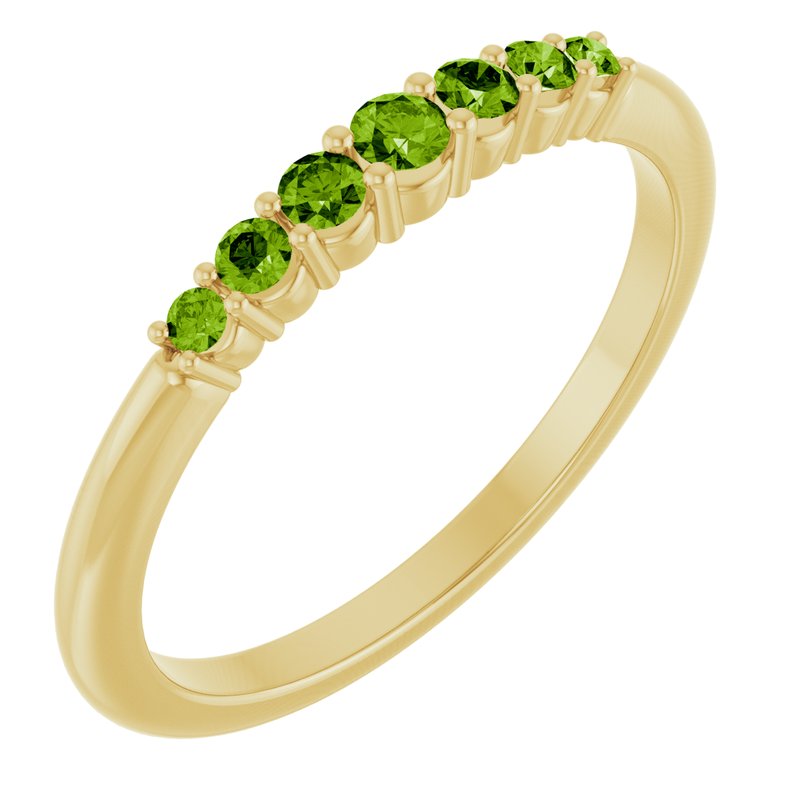Accented Stackable Ring No. 2