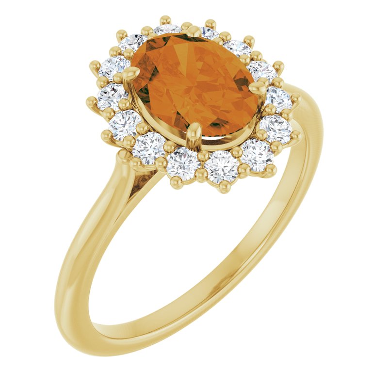 Halo-Style Ring — Diamond