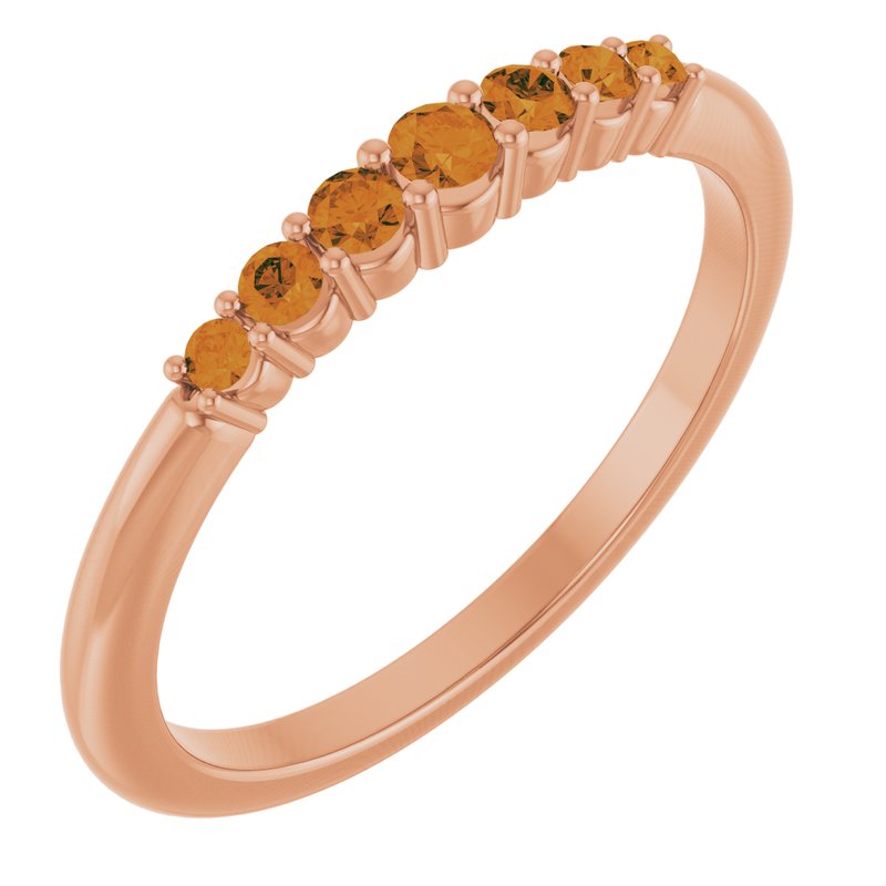 Accented Stackable Ring No. 2