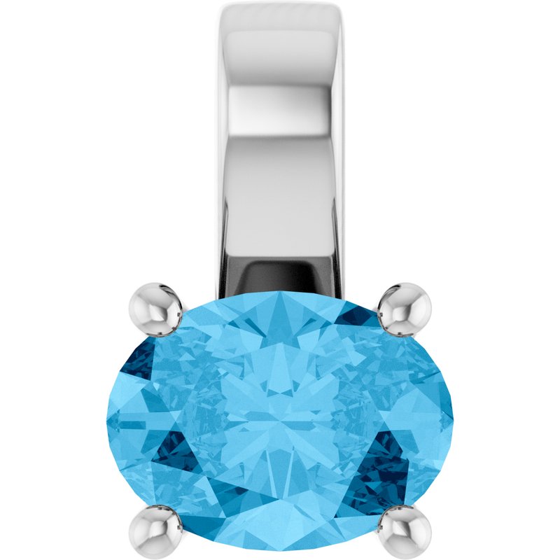 Solitaire Charm/Pendant — Natural
