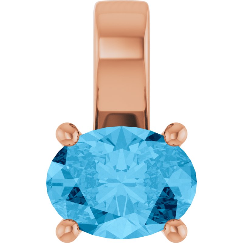 Solitaire Charm/Pendant — Natural