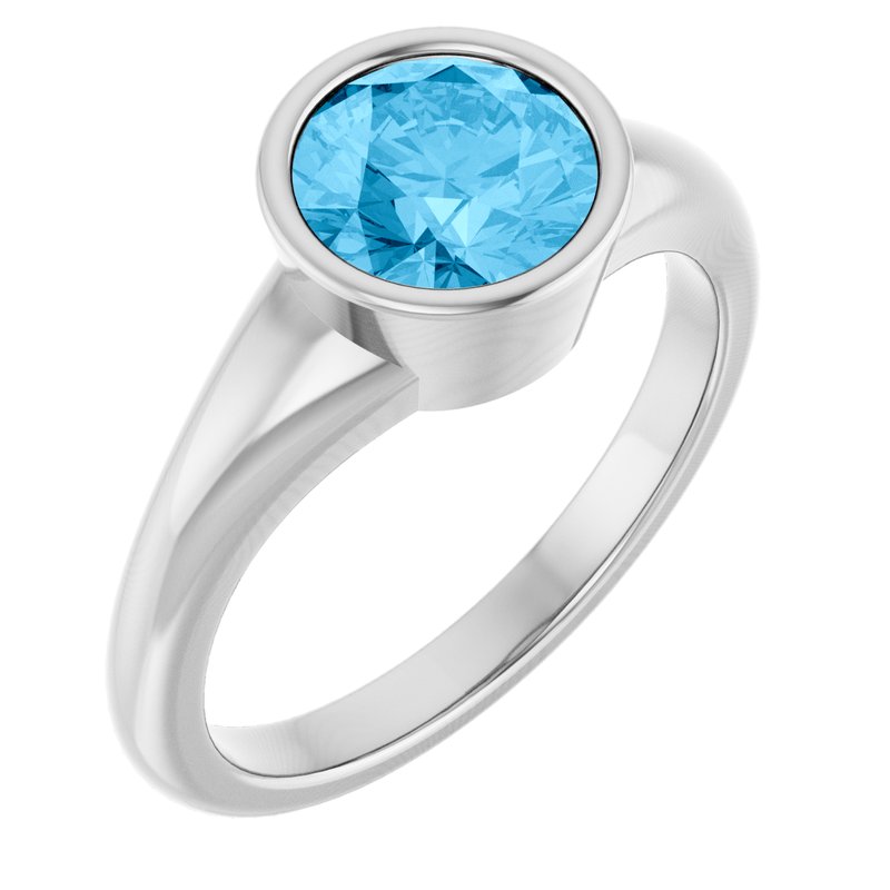 Bezel-Set Solitaire Ring No. 4