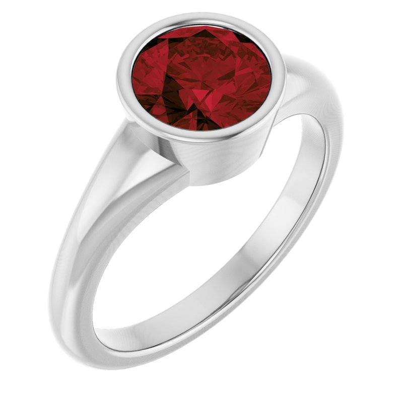 Bezel-Set Solitaire Ring No. 4