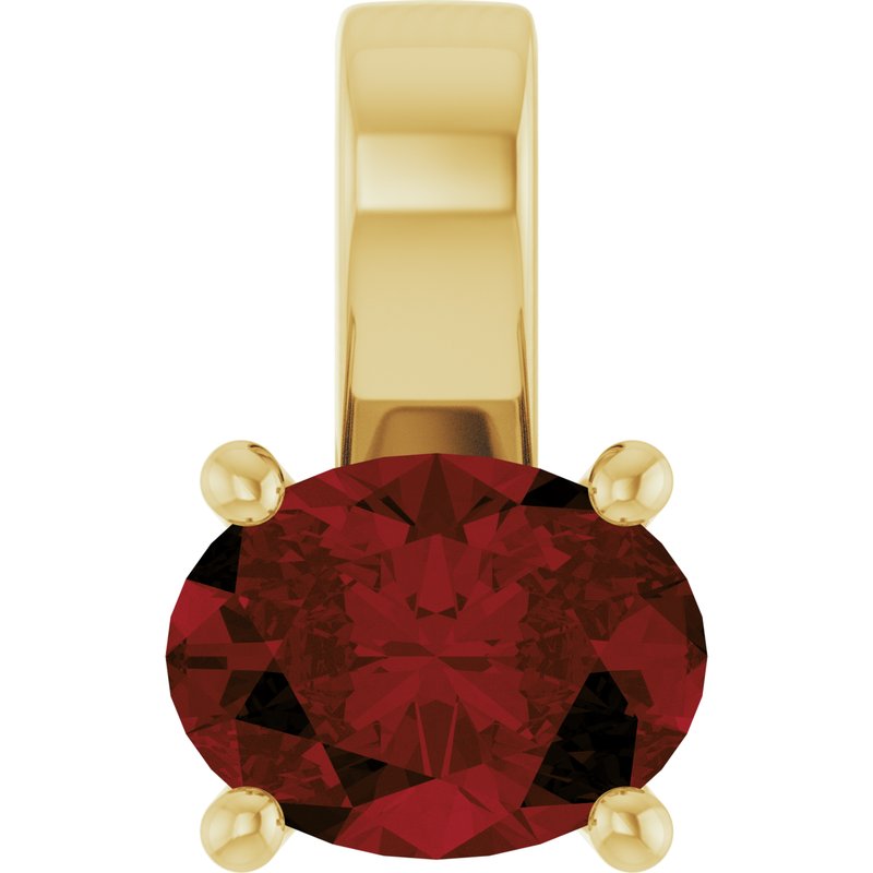 Solitaire Charm/Pendant — Natural