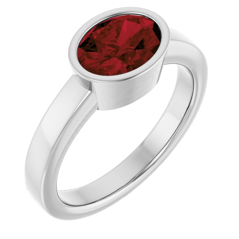 Bezel-Set Solitaire Ring No. 3