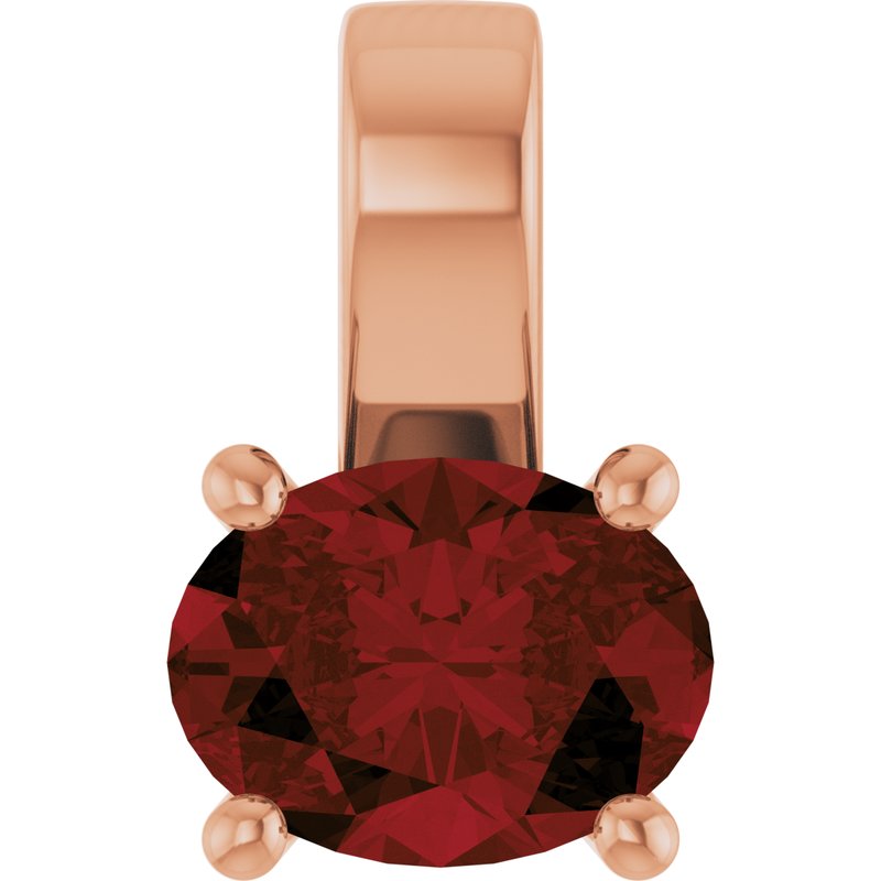 Solitaire Charm/Pendant — Natural