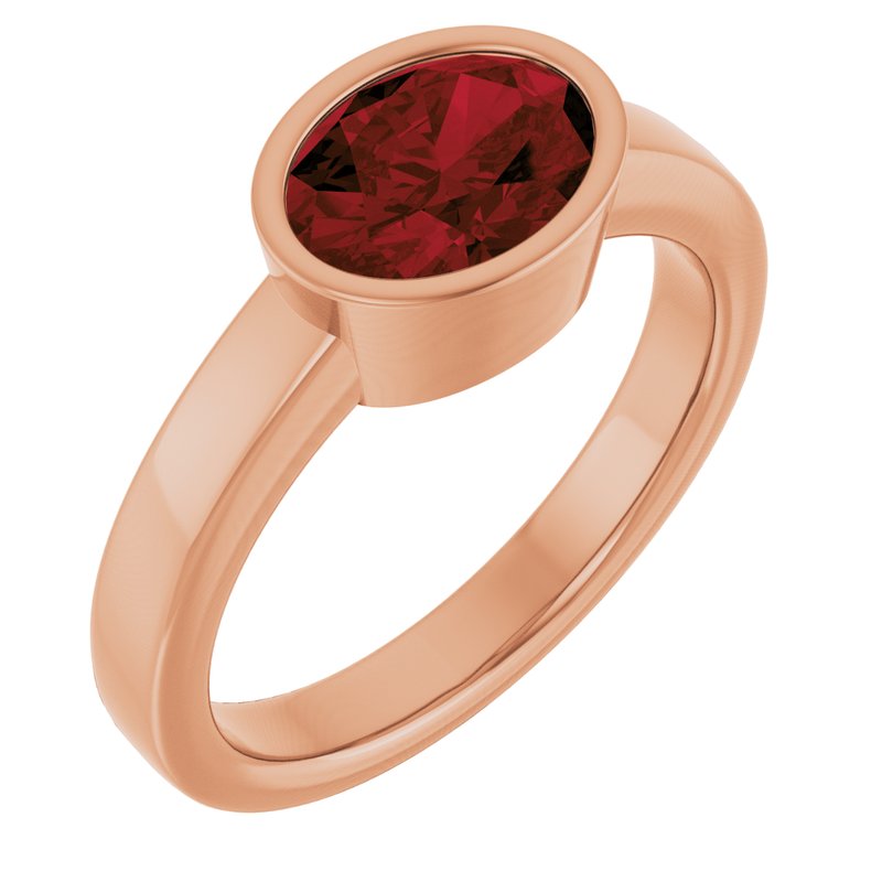 Bezel-Set Solitaire Ring No. 3
