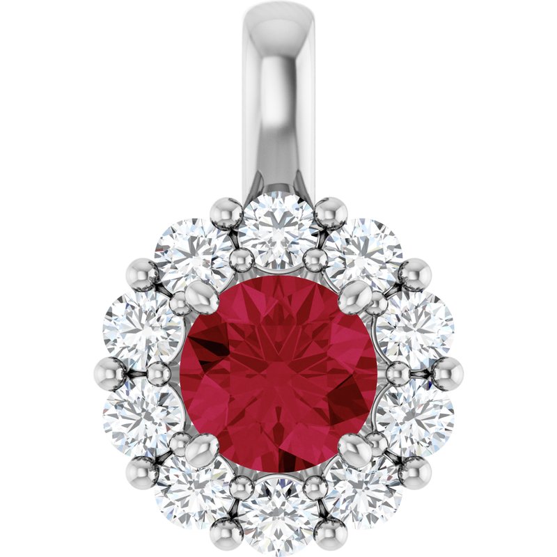 Halo-Style Pendant