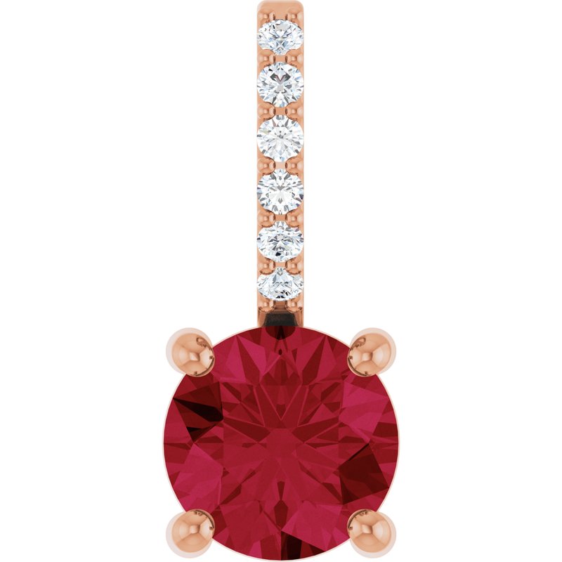 Accented Charm/Pendant — Diamond