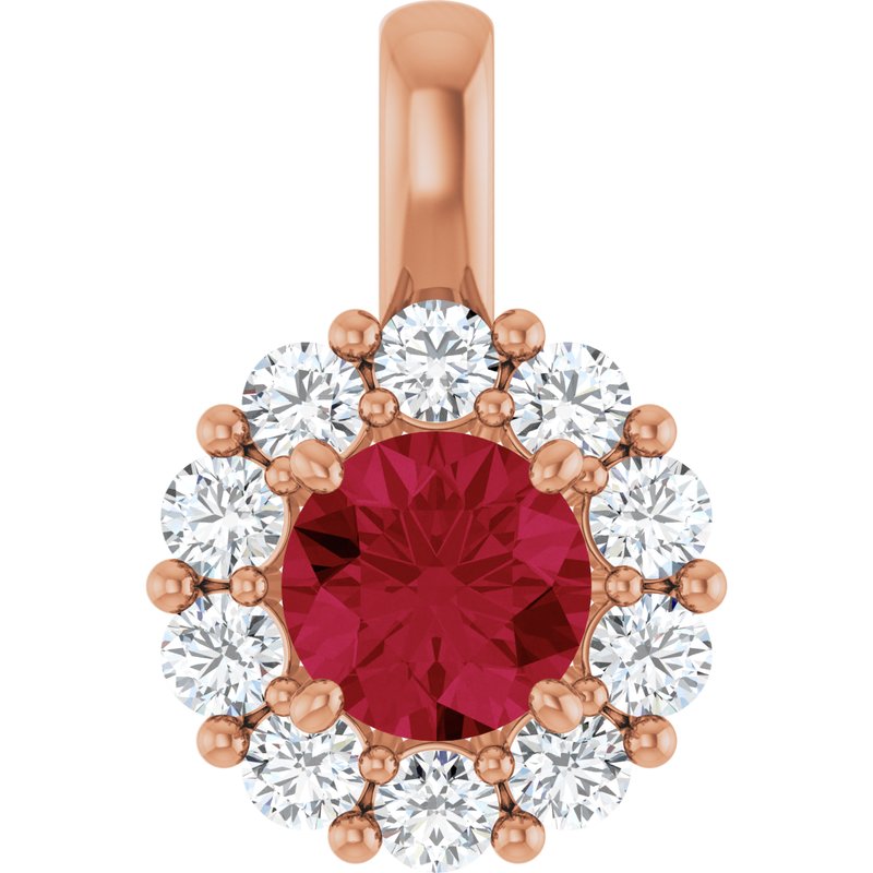 Halo-Style Pendant