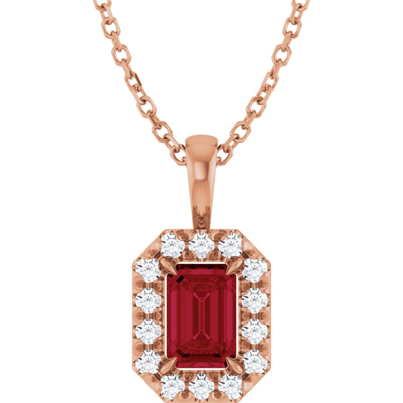 Halo-Style Necklace or Pendant — Natural