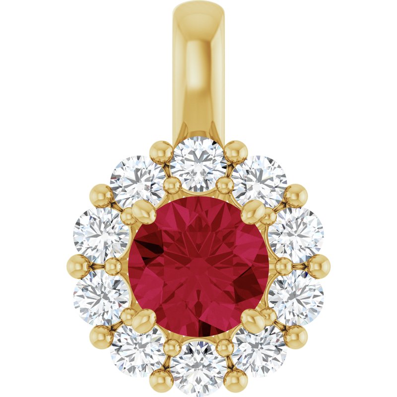 Halo-Style Pendant