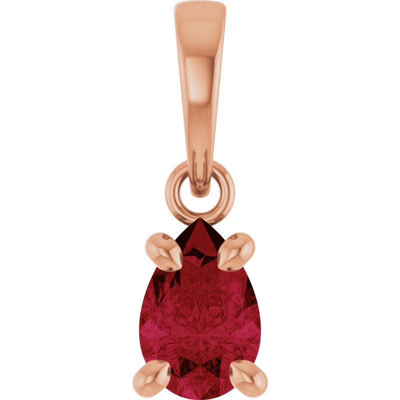 Lab-Grown Solitaire Pendant